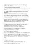 UT Arlington BIOL 1442 Exam 1 &lpar;pdf&rpar; &vert; 2026&sol;2027 &vert; Ecology & Evolution Q&A &vert; Biology
