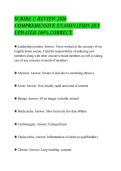 SCRIBE U REVIEW 2026&NewLine;COMPREHENSIVE EXAMINATION SET&NewLine;UPDATED 100&percnt; CORRECT&period;