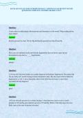 DAVIS ADVANTAGE FOR PATHOPHYSIOLOGY 2 EDITION EXAM REVIEW SOLVED QUESTIONS