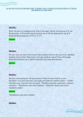 DAVIS ADVANTAGE FOR PEDIATRIC NURSING FINAL PAPER EXAM QUESTIONS ACCURATE