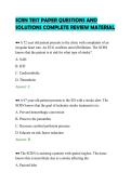 SCRN TEST PAPER QUESTIONS AND&NewLine;SOLUTIONS COMPLETE REVIEW MATERIAL