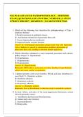 NSG 5140 ADVANCED PATHOPHYSIOLOGY &ndash; MIDTERM&NewLine;EXAM &vert; QUESTIONS AND ANSWERS &vert; VERIFIED &vert; LATEST&NewLine;UPDATE 2026&sol;2027 &vert; GRADED A&plus; &vert; GUARANTEED PASS&period;