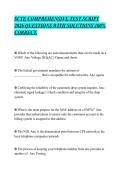 SCTE COMPREHENSIVE TEST SCRIPT&NewLine;2026 QUESTIONS WITH SOLUTIONS 100&percnt;&NewLine;CORRECT&period;