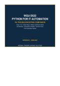 WGU D522 Python for IT Automation PA Tasks 1 & 2 Troubleshooting Guide &vert; GitLab&comma; Pipeline&comma; Branch Setup&comma; IDE Workflow&comma; Screenshots & Submission Checklist &vert; 2026&sol;2027