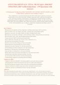 ATI FUNDAMENTALS&colon; VITAL SIGNS Q&A 2026&sol;2027&NewLine;UPDATED &vert; 200 Verified Questions - 179 Questions with&NewLine;Answer