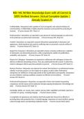 RID- NIC Written Knowledge Exam with all Correct & 100&percnt; Verified Answers &vert;Actual Complete Update &vert;Already Graded A&plus;