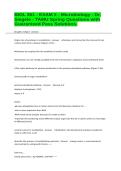 BIOL 351 - EXAM 2 - Microbiology - Dr&period; Siegele - TAMU Spring Questions with Guaranteed Pass Solutions&period;&NewLine;&NewLine;