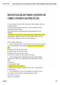 HESI EXIT EXAM 2022-2023 VERSION 1 QUESTIONS AND &NewLine;CORRECT ANSWERS GUARANTEED SUCCESS&period;
