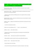 BIOL 351 LAB EXAM 3 QUESTIONS AND ALL CORRECT ANSWERS&period;