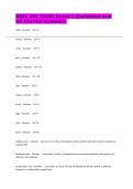 BIOL 351 TAMU Exam 1 Questions and All Correct Answers&period;