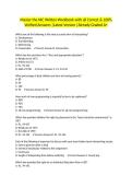 Master the NIC Written Workbook with all Correct & 100&percnt; Verified Answers &vert;Latest Version &vert;Already Graded A&plus;