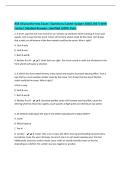 ASE A4 practice test&period;Exam &vert;Questions &lpar;Latest Update 2026&vert;2027&rpar; With&NewLine;Correct Detailed Answers &vert;Verified &lpar;100&percnt; Pass&rpar;