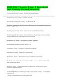 BIOL 351- Paredes Exam 1 Questions and Already Passed Answers&period;