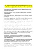 RNC - Low Risk Neonatal Nursing Exam with all Correct & 100&percnt; Verified Answers &vert;Actual Complete Update &vert;Already Graded A&plus;