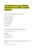 SFST PRACTICE TEST 2026 UPDATED&NewLine;QUESTIONS WITH CORRECT ANSWERS&NewLine;GRADED A&plus;