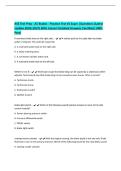 ASE Test Prep - A5 Brakes - Practice Test &num;1 Exam &vert;Questions &lpar;Latest&NewLine;Update 2026&vert;2027&rpar; With Correct Detailed Answers &vert;Verified &lpar;100&percnt;&NewLine;Pass&rpar;