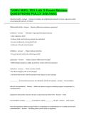 TAMU BIOL 351 Lab 3 Exam Review QUESTIONS FULLY SOLVED&period;