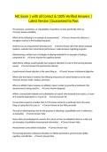 NIC Exam 1 with all Correct & 100&percnt; Verified Answers &vert;Latest Version &vert;Guaranteed to Pass