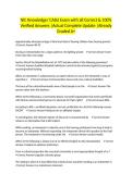 NIC Exam 1 with all Correct & 100&percnt; Verified Answers &vert;Latest Version &vert;Guaranteed to Pass