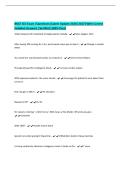 BKAT ICU Exam &vert;Questions &lpar;Latest Update 2026&vert;2027&rpar; With Correct&NewLine;Detailed Answers &vert;Verified &lpar;100&percnt; Pass&rpar;