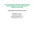 WGU D155 &vert;PERSONAL MASTERY SCENARIO-BASED SOLVER PROJECTS&vert; LATEST UPDATE WITH COMPLETE SOLUTIONS