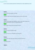 DAVITA STAR EXAM PREP QUESTIONS ANSWERS STUDY GUIDE VERIFIED SOLUTION&period;pdf