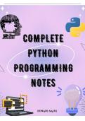 Python programming new notes