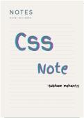 Full information about css