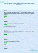 EPA SECTION 608 TYPE 1 EXAM ACTUAL TEST PAPER QUESTIONS CORRECT ANSWERS GRADED A