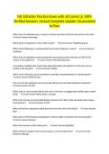 NIC Esthetics Practice Exam with all Correct & 100&percnt; Verified Answers &vert;Actual Complete Update &vert;Guaranteed to Pass