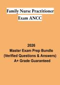 Family Nurse Practitioner Exam ANCC PDF &vert; FNP Certification Study Guide&comma; Practice Questions & Board Exam Review 2026