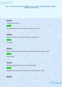 EPIC CLN 251 252 SAMPLE EXAM VERSION A ACTUAL TEST PAPER QUESTIONS CORRECT