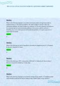 EPIC CLN 251 ACTUAL EXAM TEST PAPER FULL QUESTIONS CORRECT RESPONSES&period;pdf