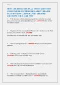 HFMA CRCR Practice Exam 1 2026 &vert; Practice Questions & Detailed Answers &vert; Complete CRCR Exam Prep