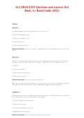 HESI Exit Exam Practice Questions and Answers &vert; Comprehensive Nursing Review & Exam Preparation 2026&sol;2027