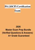 PA &lpar;ASCP&rpar; Certification Exam PDF &vert; Pathologists' Assistant Study Guide&comma; Practice Questions & ASCP Review 2026