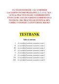 CLC &lpar;CERTIFIED &NewLine;LACTATION COUNSELOR&rpar; EXAMS 1&comma; 2&comma; 3&comma; 4&comma; 5&comma; 6&comma; 7 & 8  &vert; &NewLine;ACTUAL PRACTICE EXAMS &vert; COMPREHENSIVE &NewLine;STUDY GUIDE &vert; 8 EXAM VERSIONS COMBINED FULL &NewLine;TESTBANK &vert; 500&plus; PRACTICE QUESTIONS & 100&percnt; &NewLine;CORRECT ANSWERS &vert; LATEST UPDATE 2026&sol;2027 