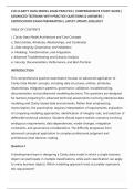 CLR CLARITY DATA MODEL EXAM PRACTICE &vert; COMPREHENSIVE STUDY GUIDE &vert;&NewLine;ADVANCED TESTBANK WITH PRACTICE QUESTIONS & ANSWERS &vert;&NewLine;CERTIFICATION EXAM PREPARATION &vert; LATEST UPDATE 2026&sol;2027
