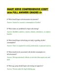 SMART SERVE COMPREHENSIVE SCRIPT&NewLine;2026 FULL ANSWERS GRADED A&plus;