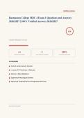  Rasmussen MDC 4 Exam 1 Actual 2026&sol;2027 &ndash; Complete Questions with Detailed Rationales &vert; 100&percnt; Verified Correct Answers &ndash; Pass Guaranteed &ndash; A&plus; Graded