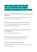 SMOG CHECK INSPECTOR UPDATED&NewLine;ACTUAL QUESTIONS AND CORRECT&NewLine;ANSWERS COMPREHENSIVE STUDY GUIDE&NewLine;