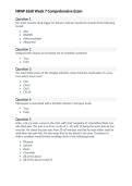 NRNP 6568 Comprehensive Exam Week 7 &vert; Advanced Nursing Exam Review & Study Guide 2026&sol;2027