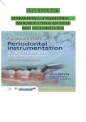 Fundamentals of Periodontal Instrumentation & Advanced Root Instrumentation Test Bank &vert; Dental Hygiene Exam Prep 2026&sol;2027