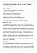 GEORGIA RIGGER QUALIFICATION EXAM PRACTICE &vert; COMPREHENSIVE STUDY&NewLine;GUIDE &vert; ADVANCED TESTBANK WITH PRACTICE QUESTIONS & ANSWERS &vert;&NewLine;LATEST UPDATE 2026&sol;2027