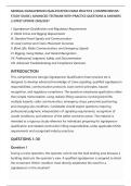 GEORGIA SIGNALPERSON QUALIFICATION EXAM PRACTICE &vert; COMPREHENSIVE&NewLine;STUDY GUIDE &vert; ADVANCED TESTBANK WITH PRACTICE QUESTIONS & ANSWERS&NewLine;&vert; LATEST UPDATE 2026&sol;2027