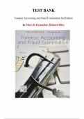 Test Bank for Forensic Accounting and Fraud Examination second edition by Mary-Jo Kranacher&comma; Richard Riley&comma; Chapter 1-16 &vert; All Chapters