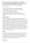 IAAO COURSE 101 FINAL EXAM &vert; FUNDAMENTALS OF REAL PROPERTY&NewLine;APPRAISAL EXAM PRACTICE &vert; COMPREHENSIVE STUDY GUIDE & TESTBANK &vert;&NewLine;PRACTICE QUESTIONS & ANSWERS &vert; LATEST UPDATE 2026&sol;2027