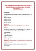 HESI OB&sol;Maternity &ndash; Fetal Monitoring Exam with 300&plus; detailed Questions and Answers with Rationales 2026&sol;2027 Update