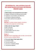 HESI OB&sol;Maternity &ndash; Labor and Delivery Exam with 300&plus; detailed Questions and Answers with Rationales 2026&sol;2027 Update