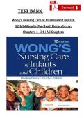 TEST BANK Wongs Nursing Care of Infants and Children 12th Edition by Marilyn J&period; Hockenberry&NewLine;